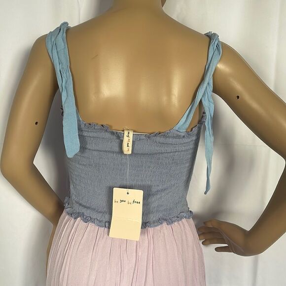 Multi-Color Block Ruffle Detail dress - Picture 8 of 11